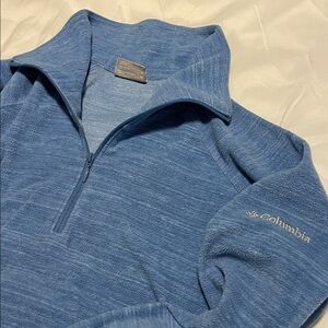 Columbia ladies  Light Blue Zip-Up Sweater